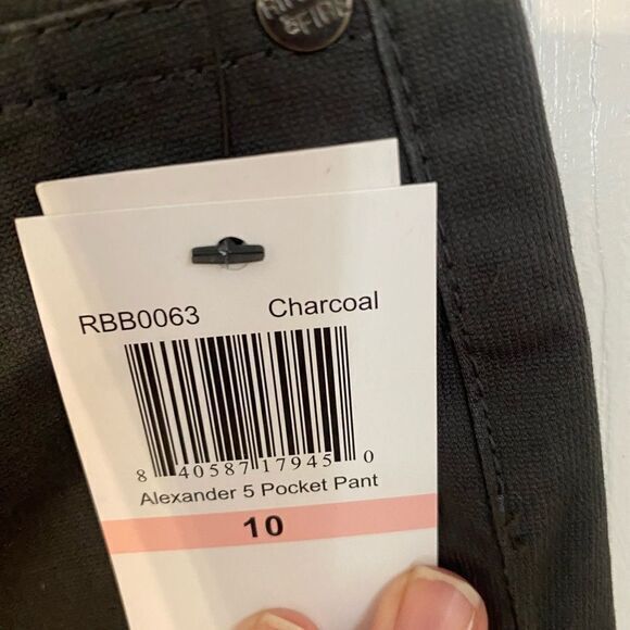 - Girls‎ size 10 charcoal, colored pants - Picture 2 of 5